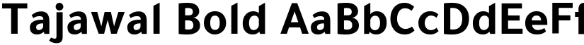 Tajawal Bold font