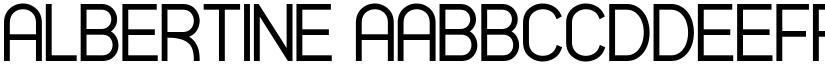 Albertine font