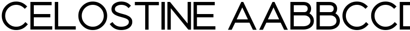 Celostine font