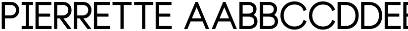 Pierrette font