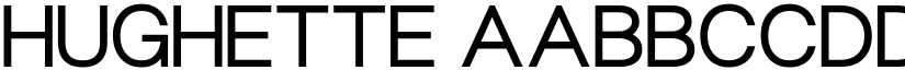 Hughette font