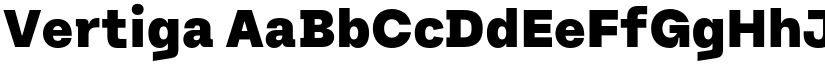 Vertiga font