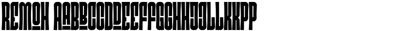 Remoh font