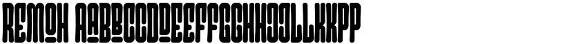 Remoh font
