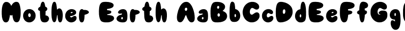 Mother Earth font