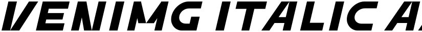 Venimg Italic font