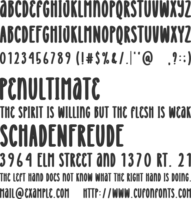 Blonde Pumpkin font preview