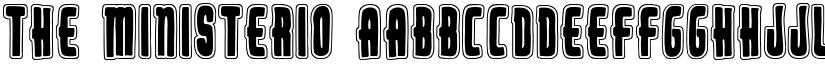 The Ministerio font