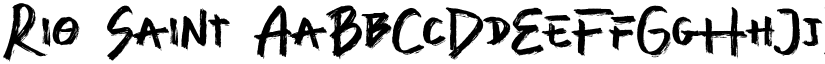 Rio Saint font