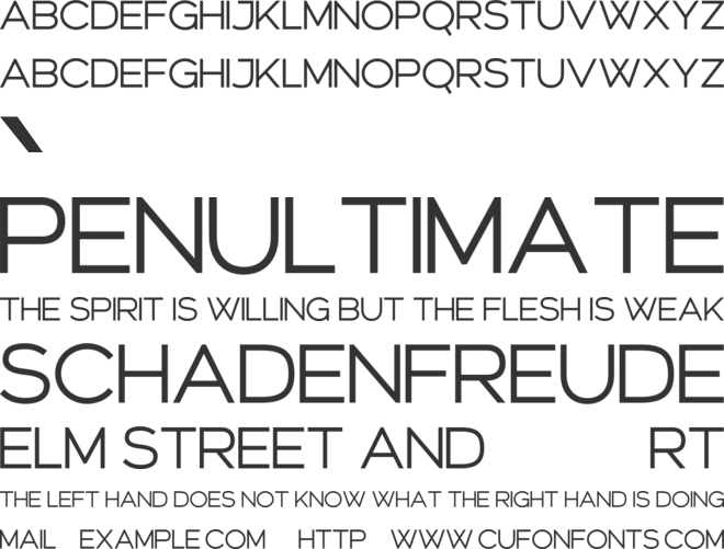Edwigen font preview