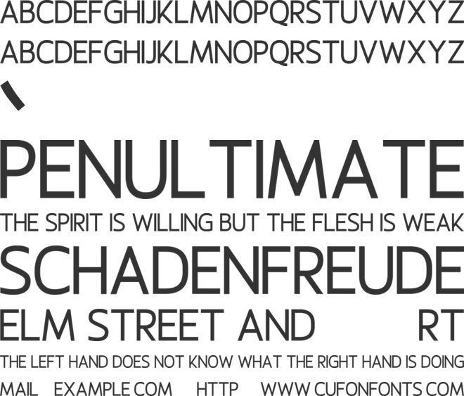 Marcheline font preview