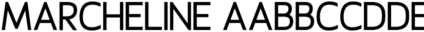 Marcheline font