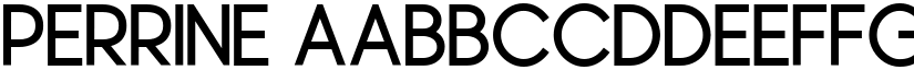 Perrine font