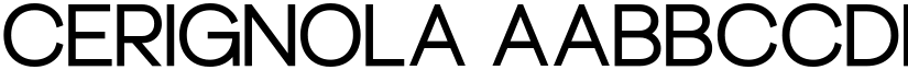 Cerignola font