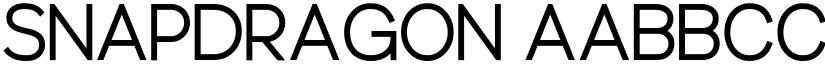 Snapdragon font