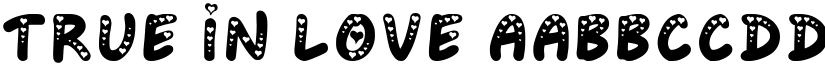 True In Love font