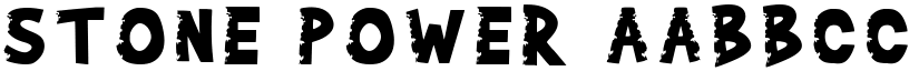 Stone Power font