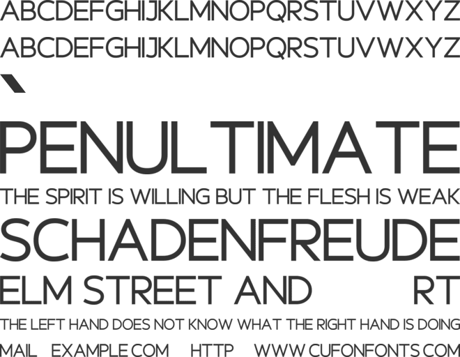Lustihead font preview