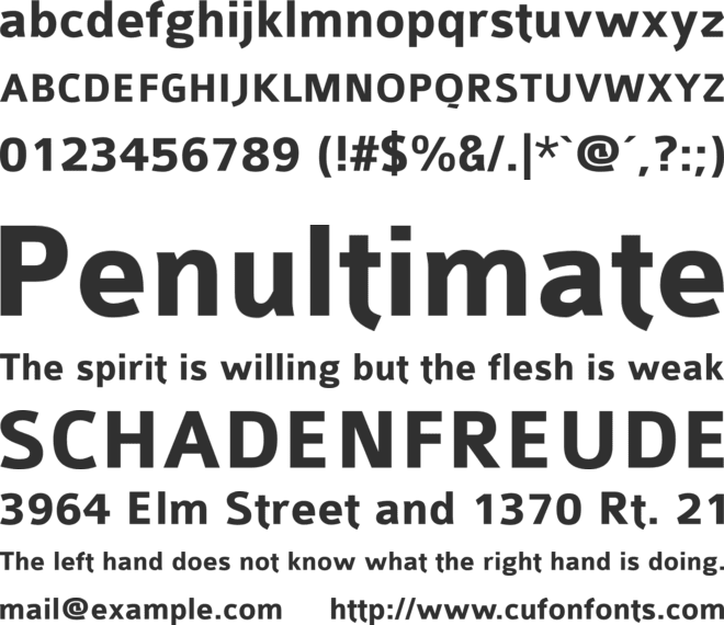 Colaborate font preview