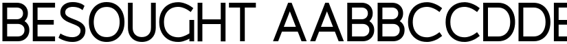 Besought font