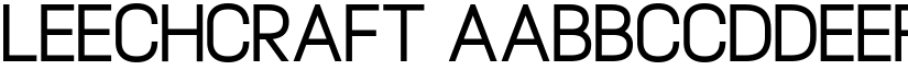 Leechcraft font