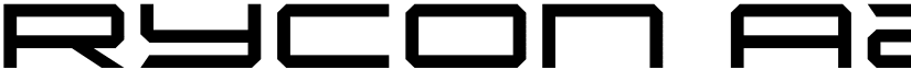 Rycon font