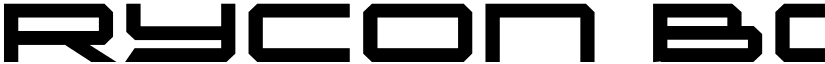 Rycon Bold font