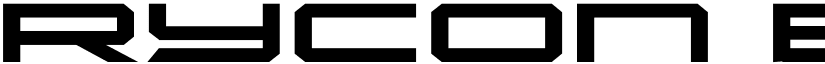 Rycon Bold Expanded font