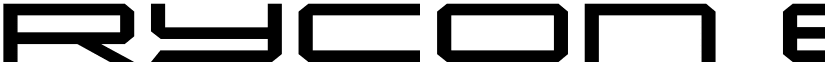 Rycon Expanded font