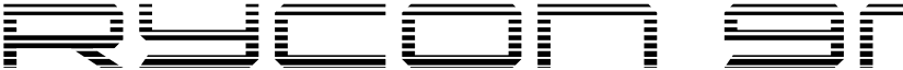 Rycon Gradient font