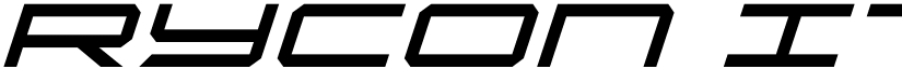 Rycon Italic font