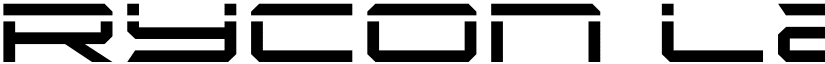 Rycon Laser font