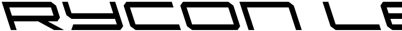 Rycon Leftalic font