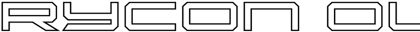 Rycon Outline font