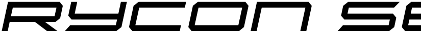 Rycon Semi-Italic font