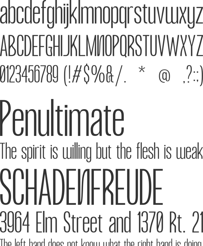 Boniksun font preview