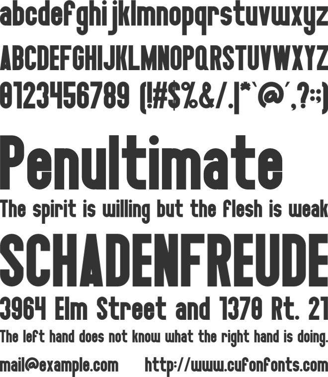 Catalyst font preview