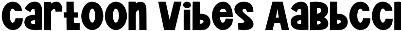 Cartoon Vibes font
