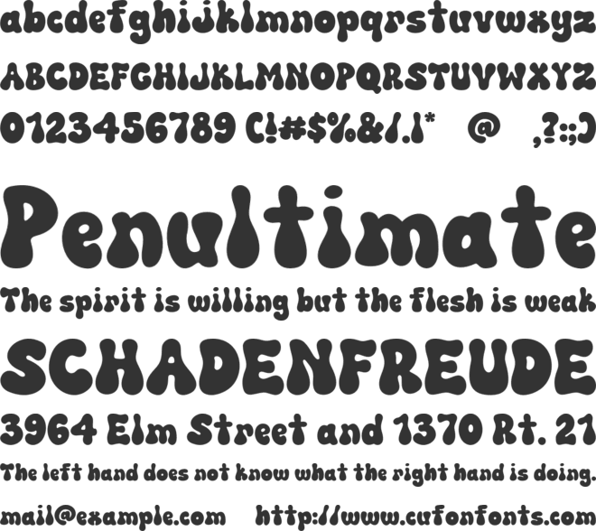 Fancy Candy font preview