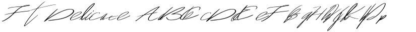 FT Delicate font