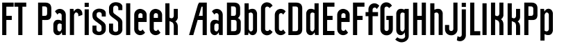 FT ParisSleek font