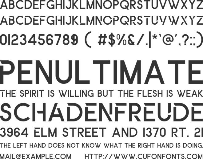 Radelyn font preview