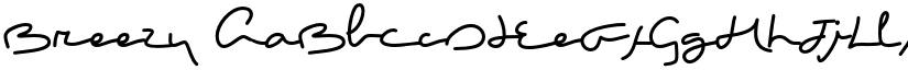 Breezy font