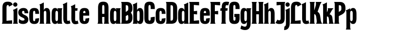 Lischalte font