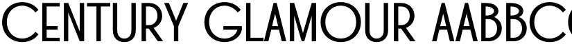 Century Glamour font