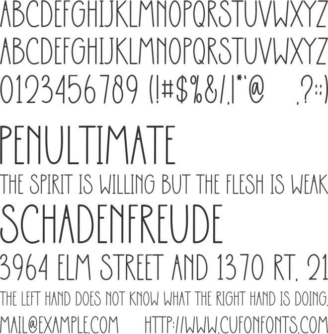 Whipped Avocado font preview