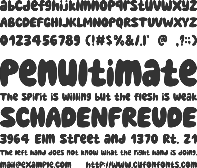 Christmas Miracle font preview