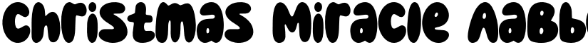 Christmas Miracle font