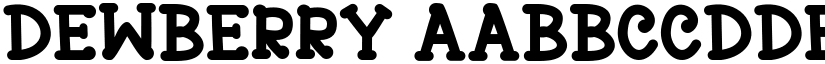 Dewberry font