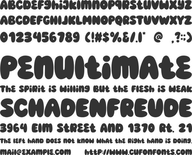 Diner Delight font preview